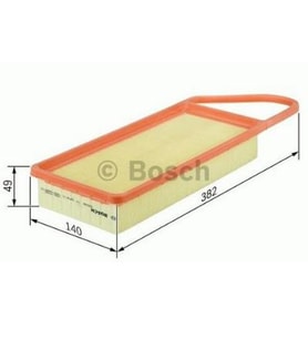 Peugeot 206 307 Hava Filtresi 1.4 HDİ Bosch 0986TF0097(kutusuz) (2001-2009) (Açık Vizon)
