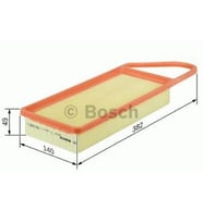 Peugeot 206 307 Hava Filtresi 1.4 HDİ Bosch 0986TF0097(kutusuz) (2001-2009) (Açık Vizon)