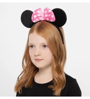 Pembe Fiyonklu Minnie Mouse Tacı Kulak NessiWorld
