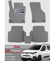 Citroen Berlingo (2019 ve Sonrası) EVA Paspas Tam Set – Birebir Uyum,Araca Özel Tasarım,Kolay Montaj