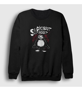 Presmono Unisex Siyah Noot Penguin Slipknot Sweatshirt 385040tt