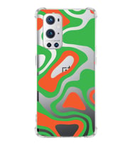 PrintiFy OnePlus 9 Pro Uyumlu Köşe Korumalı Renkli Desen Tasarımlı Şeffaf Silikon Kılıf