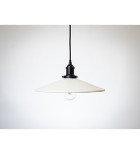 RİOLİGHT RETRO23,RUSTİK MUTFAK,ODA,KOLİDOR,CAFELER İÇİN TEKLİ E27 DUYLU METAL SARKIT AVİZE ÇAP:38CM (Beyaz)