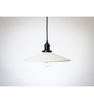 RİOLİGHT RETRO23,RUSTİK MUTFAK,ODA,KOLİDOR,CAFELER İÇİN TEKLİ E27 DUYLU METAL SARKIT AVİZE ÇAP:38CM (Beyaz)
