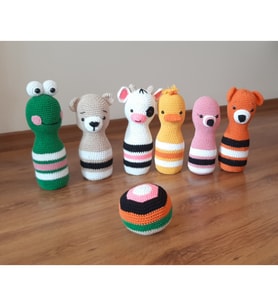 Amigurumi Örgü Oyuncak Lobut Seti Hayvan Figürlü (Karışık)