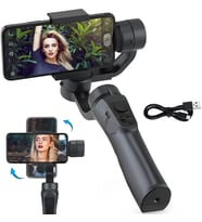 Cep Telefon Için 3-Axis Sabitleyici (Gimbal Stabilizer) 3 Eksenli Tripot