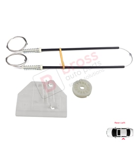Audi A6 C6 S6 4F 4F2 4F5 2004-2011 4/5 Kapı 4F0839461 İçin Elektrikli Arka Sol Cam Kriko Tamir Seti