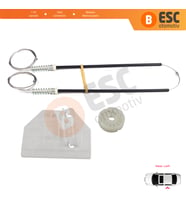 Audi A6 C6 S6 4F 4F2 4F5 2004-2011 4/5 Kapı 4F0839461 İçin Elektrikli Arka Sol Cam Kriko Tamir Seti