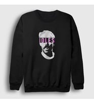 Presmono Unisex Siyah Joe Talbot Müzik Idles Sweatshirt 509763tt