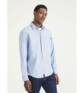 Stretch Oxford Mavi Gömlek Blue