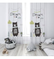 Çocuk Odası Dijital Baskılı 135x260cm Tek Kanat Fon Perde Model 00093
