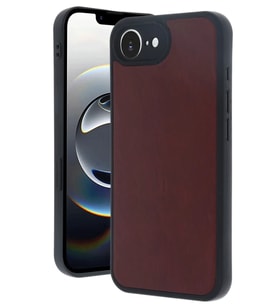 iPhone 16E Kılıf Aras Deri Kapak - Bordo