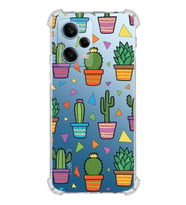 PrintiFy Xiaomi Redmi Note 12 Pro 5G Water Color 4 Baskılı Şeffaf Köşe Korumalı Antişok Kılıf