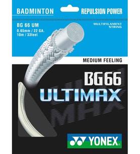 - Yonex BG-66 Ultimax Badminton String - 10m Set