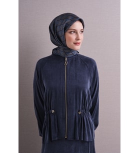 Armine Ekose Desenli Sura İpek Eşarp 9626DS
