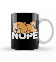 Chow Chow Dog Nope Kupa Bardak Porselen