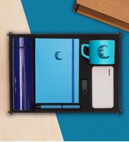 Premium Teknolojik Hediye Kutusu & Dereceli Termos, Powerbank, USB Bellek, Defter, Kalem, Kupa Bardak