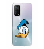 Xiaomi Mi 10 T Pro Uyumlu Kapak Donald Duck Tasarımlı Şeffaf Silikon Kılıf