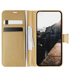 Xiaomi Mi 11 Lite Kılıf Case, Suni Deri, Kartlık Cüzdan Bölmeli Mıknatıslı Kapatma kopçalı Standlı Kapaklı Kılıf (Gold)