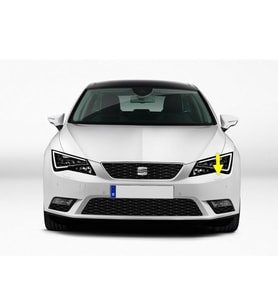 Seat Leon 3 2013-2016 Sol Ön Far Yıkama Kapağı 5F0807753