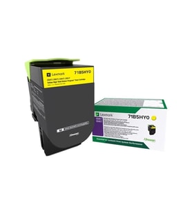 Lexmark CS417-71B5HY0 Sarı Toner Yüksek Kapasiteli