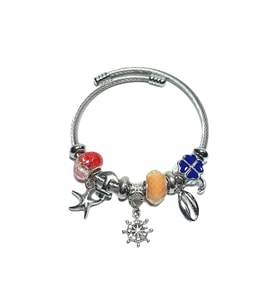 JTAW24ÇEB1444 JANTİ ÇELİK BİLEKLİK - PANDOORANIN CHARMLARI SILVER RENK KARARMAZ