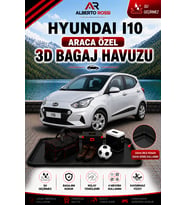 Hyundai I10 2020 - 2026 Araca Özel 3D Bagaj Havuzu