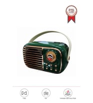 Torima BTS-1956 Yeşil Bluetooth 10W Bass Ses RGB Işık Efektli TWS USB TF Kart Mikrofonlu Hoparlör