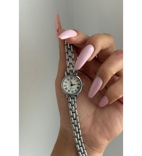 Gümüş Sierra Kadın Minimal Kol Saati (Gümüş Gri)