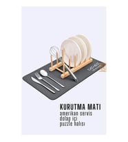 TransForMacion Bulaşık Durulama Kurutma Matı Süzücü Emici D.Reohouri Design 720684
