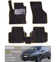 PEUGEOT 208 (2012-2019) Uyumlu EVA Paspas Tam Set–Araca Özel,Oto Paspas,Kolay Montaj