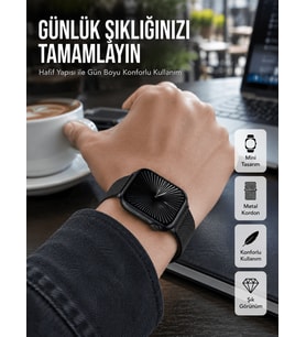 SQ-16 Mini Series 10 – Dokunmatik Akıllı Saat Kalp Ritmi, SpO2, Uyku Takibi
