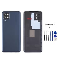 Samsung Galaxy M12 - SM-M127 FULL Kasa Arka Kapak Takım SİYAH - TAMİR SETİ