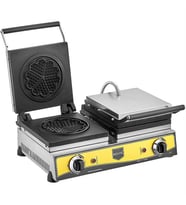 Remta Çiftli Çiçek Model Waffle Makinası Elektrikli 16 cm