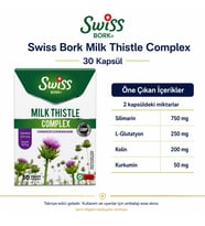 Swiss Bork Milk Thistle Complex 30 Kapsül