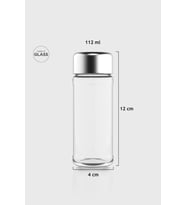 Renga Voca 112 ml Metal Kapaklı Cam Tuzluk 121011 (Gümüş)