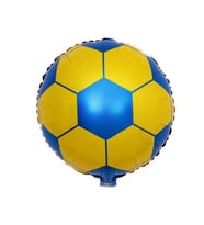 Taraftar Baskılı Sarı Lacivert Futbol Topu Folyo Balon 1 Adet