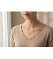 STL İNCİSİ/XUPING JEWELRY C HARFİ TAŞLI (Altın Rengi)