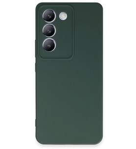 V30 Lite 4G Kılıf First Silikon - Koyu Yeşil