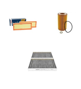 Bosch Filtre Bakım Seti Mercedes S Serisi S 350 W221 2006-2012 Benzin Hava + Yağ f. + Polen Filtre Sardes
