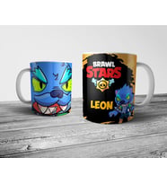 Pixxa Brawl Stars Kurt Adam Leon Kupa Bardak Model 1