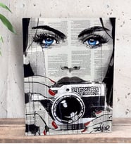 BK Gift Photographer Girl Tasarımlı Dekoratif Mini Kanvas Tablo 15x20cm-1