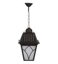 AVONNI BFE-68038-BSY-OP Siyah Boyalı Dış Mekan Aydınlatma E27 Aluminyum Cam 23cm