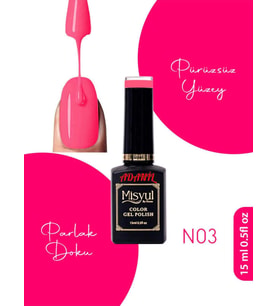 Adanil Misyul Neon Şeker Pembe Kalıcı Oje N03