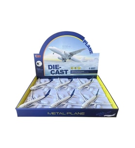 Hw-180 2830 Blue Cb Işikli Sesli̇ Metal Yolcu Uçaği