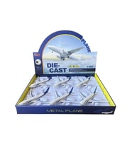 Hw-180 2830 Blue Cb Işikli Sesli̇ Metal Yolcu Uçaği