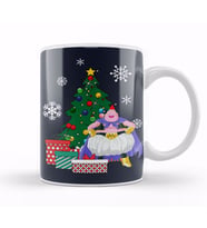 Majin Buu Around The Christmas Tree Dragon Ball Z Kupa Bardak Porselen
