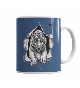 Espirito De Tigre  Kupa Bardak Porselen
