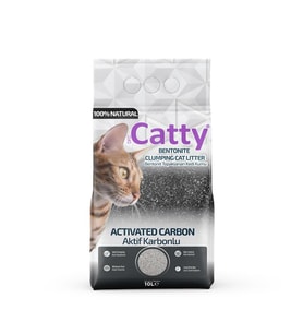 Catty Aktif Karbonlu Kedi Kumu 10 Lt (Beyaz)