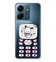 Xiaomi Redmi 13C Uyumlu Kawaii Köpek Tasarımlı Şeffaf Telefon Kılıfı